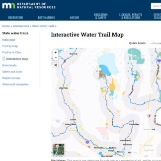 Minnesota DNR Water Trails